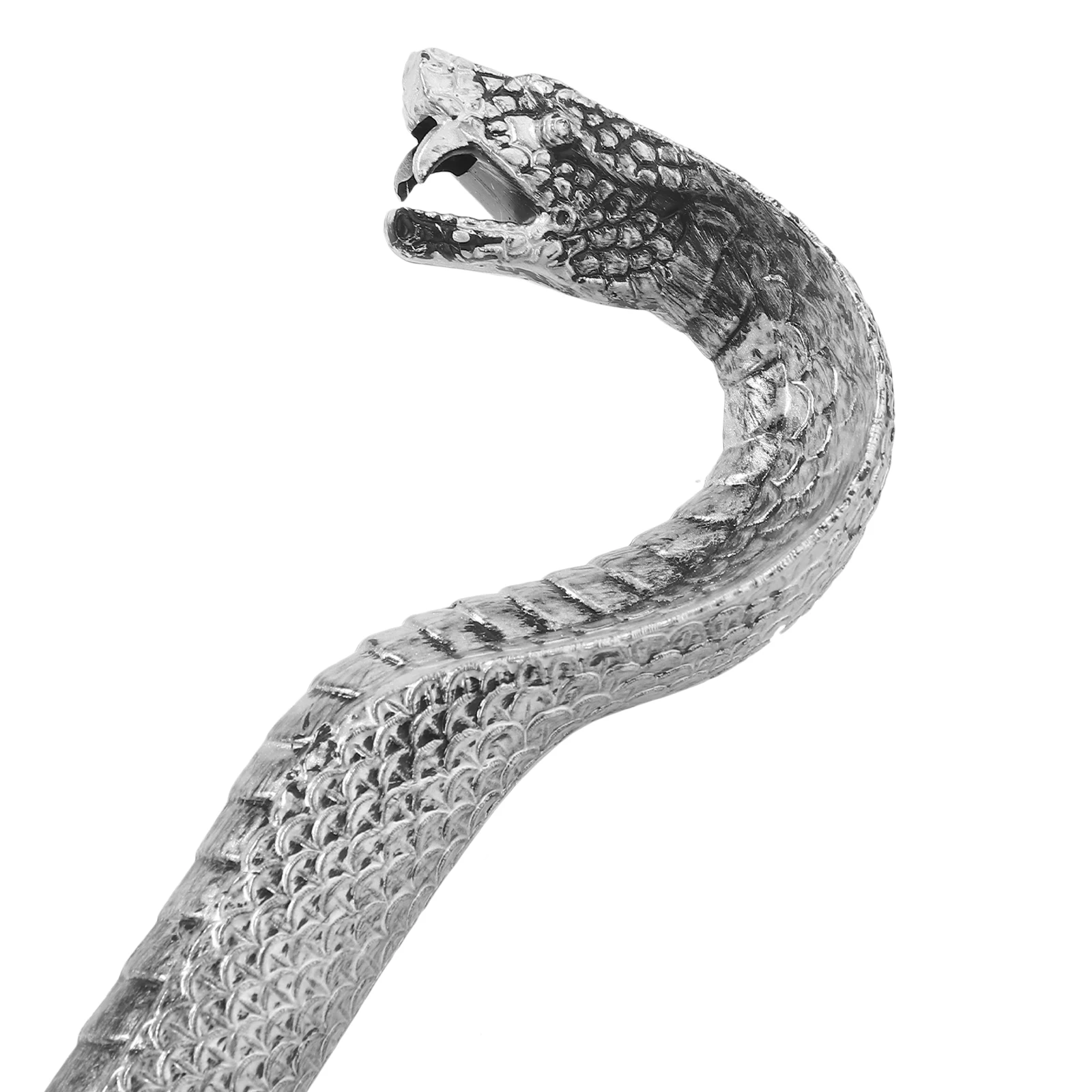 

Snake Head Scepter Decorative Cane Prop Walking Stick For Cosplay Clothing Halloween Accessory Costume
