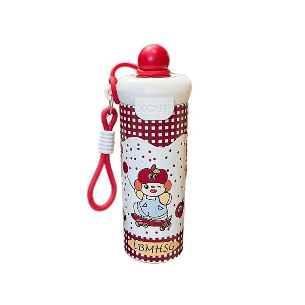 

Cute 650ml Thermal Cup Cartoon Pattern Stainless Steel Insulated Cup Leakproof with Handle Coffee Cup Gift