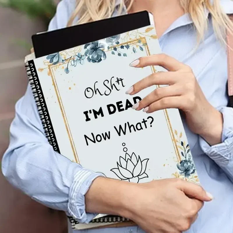 Cuaderno planificador, Agenda en espiral de 143 páginas, libro de citas, programa de planificación de vida, cuaderno planificador, diario y diario para aumentar