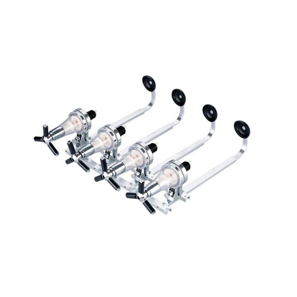 

4 Bottle Liquor Dispenser Elegant Aluminum Alloy Leak Proof Beer Beverages Wall Mounted Dispenser Home Party Commercial