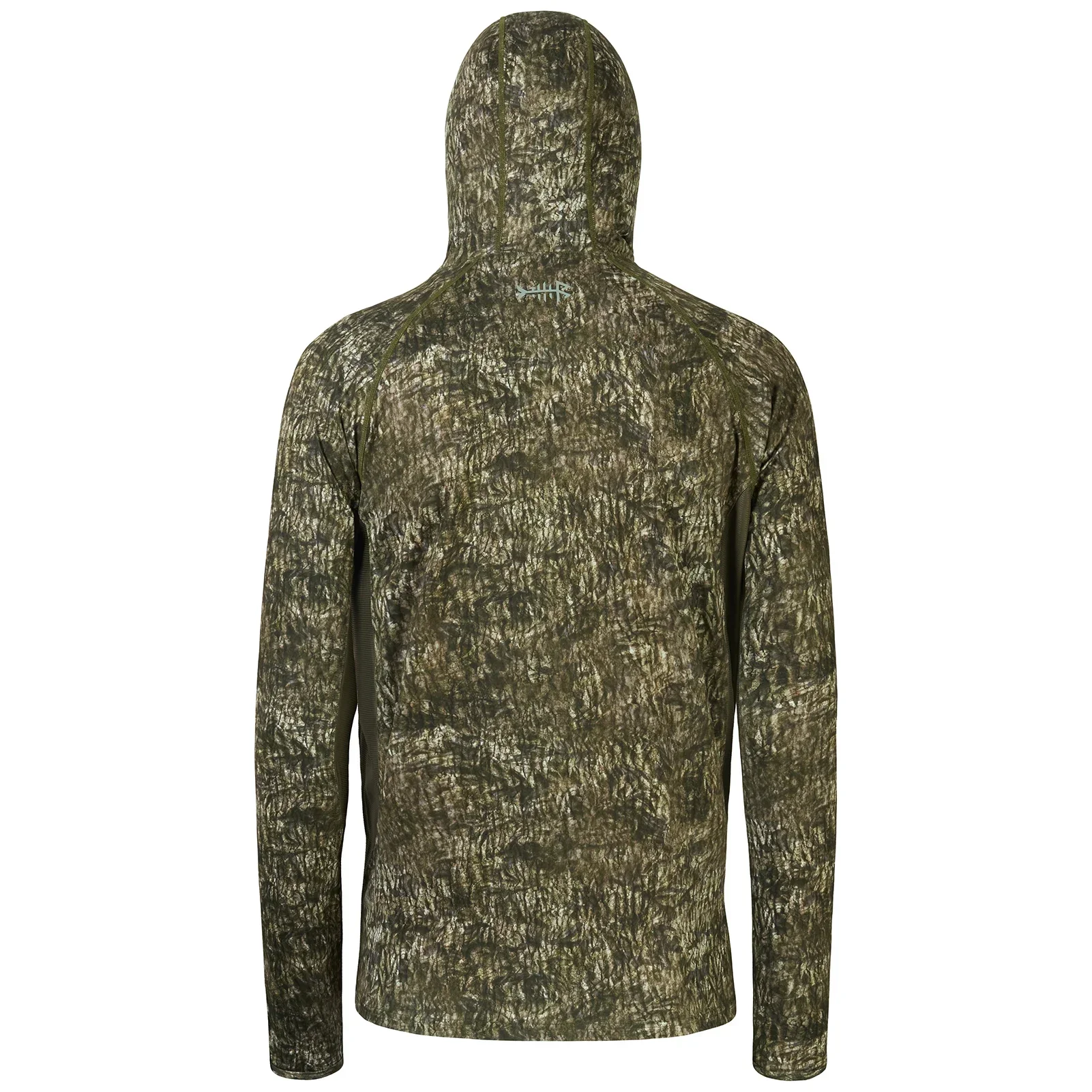 Bassdash UPF 50+ Jagdhemd für Herren mit Maske, Langarm-Camo-Angelhoodie – Detail 13