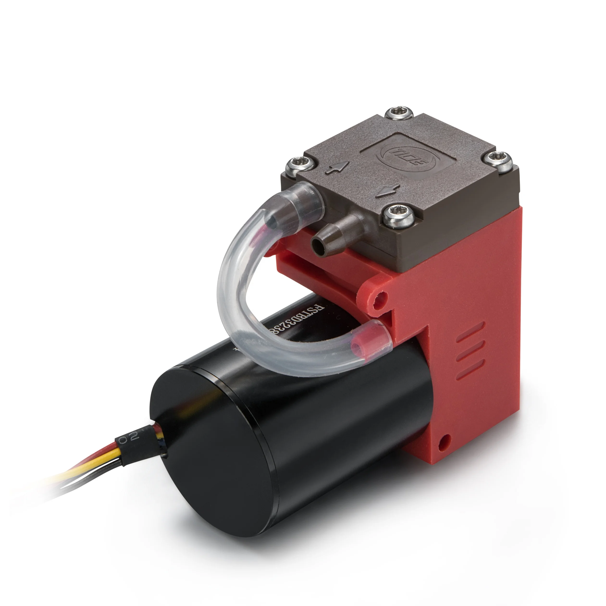 24V DC Brushless Motor Oil-free Positive Pressure Micro Piston Pump 2-3Bar Mini Compressor