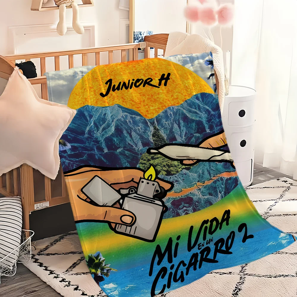 singer J-Junior H fashion cool sad boyz Flannel warm soft plush blanket sofa living room hogar office bedroom travel gift home
