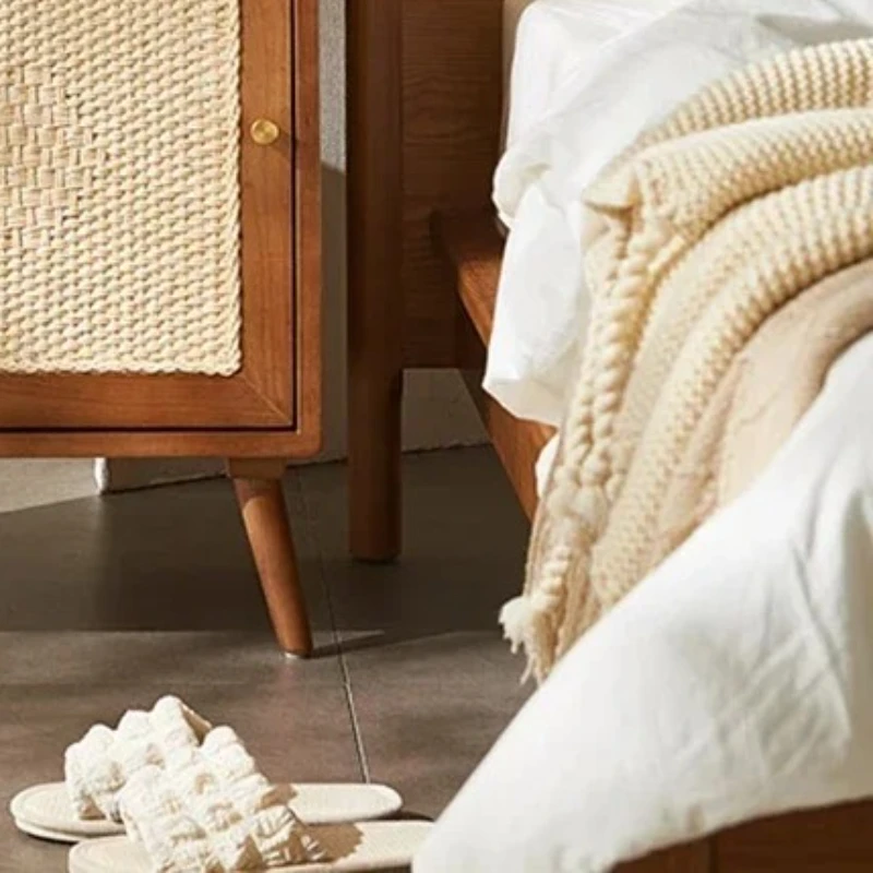 

Smooth Nightstands Bedside Table Tables Elegance Economy Luxury Cabinet Storage Bedroom Closets Room Wood End Round Sofa Side