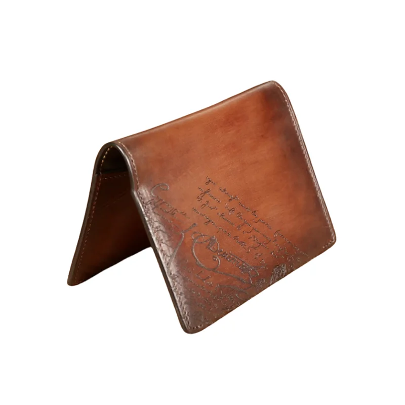 Dimy Genuine Leather Wallet Male Vintage Purses Credit Card Coin Card Holder Clip For Men Long Wallets Brand Luxury Slim ID Card