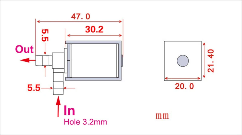 Magnetventil DC 6V Wasser und Dampf — Detail 1