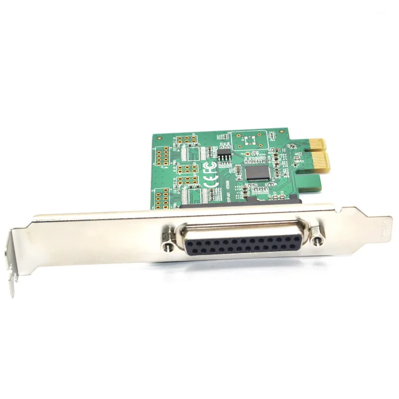 PCI Express to Parallel Port DB25 25Pin PCIE Riser Card LPT Printer to PCI-E X1 Expansion Card Adapter AX99100 Chip Add On Cards