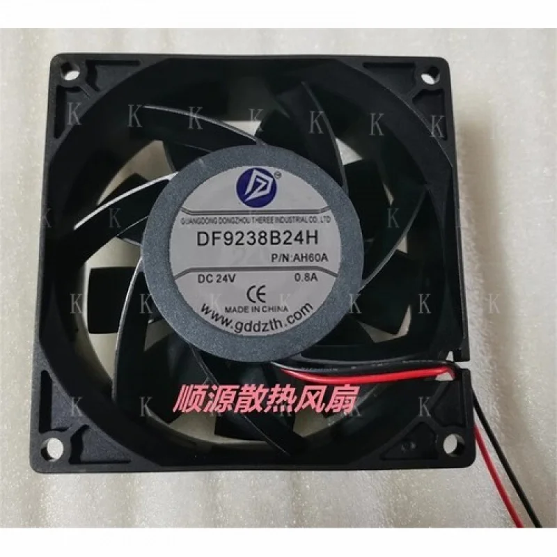 

C 1PCS DF9238B24H DC24V 0.8A 9CM 2-Wire Inverter Cooling Fan
