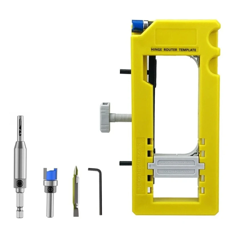 Installation kit for hinge door lock opening locator door hinge