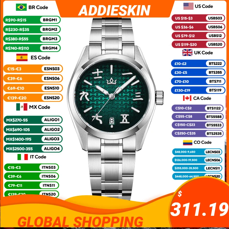 Luxury Watch It - ADDIESKIN 2026 Jam Tangan Mekanis Otomatis