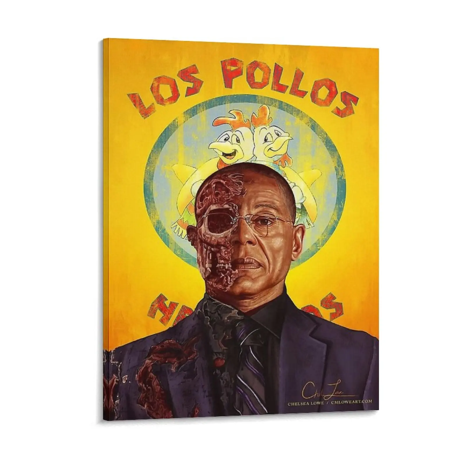 Gustavo Fring Canvas Painting Wall Cave Iron Garage Club Party Designing Framed Wall Paintings