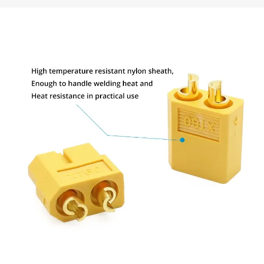XT60 XT-60 Rundstecker mit männlichen und weiblichen Steckern für RC-Lithiumbatterien