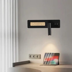 Modern 90--260V Indoor Wall lamp Surface mountd LED Reading Spotlight Lighting Nordic Adjustable Reading Wall Lights With Switch