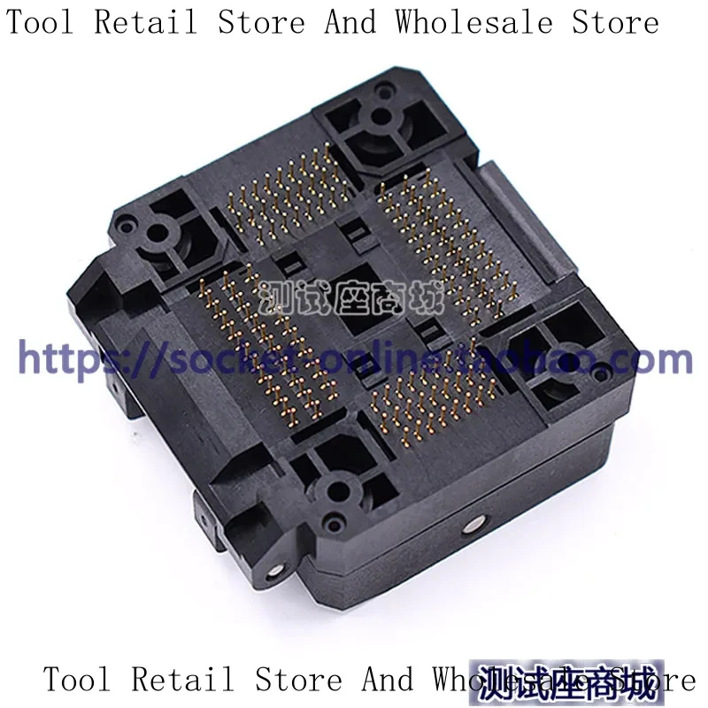 QFP128/IC51-1284-1433 Test With Board, Programming , Burning Adapter Socket