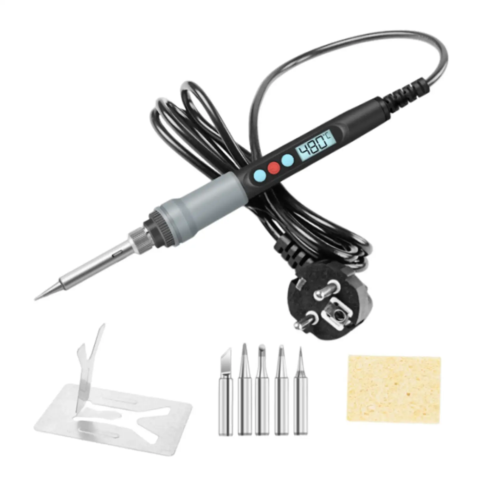 Electric Soldering Station Welding Repair Tool 100 to 480°C 90W High Power Welding Iron Kits Solder Station for Home Appliance