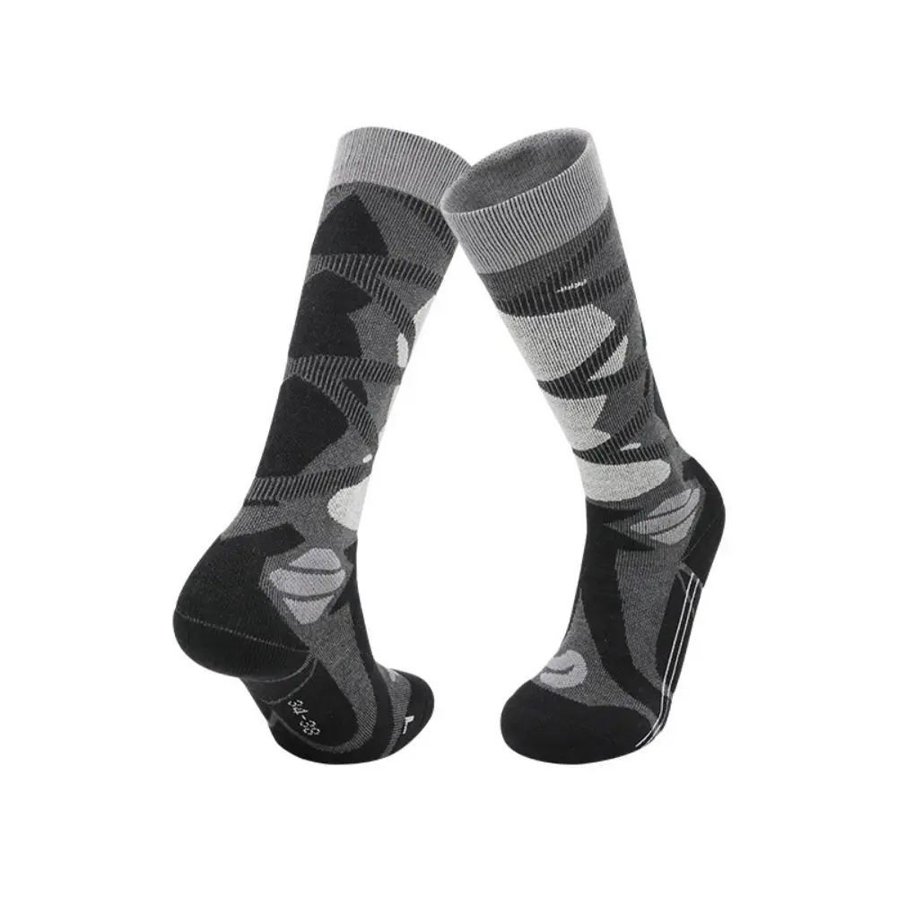 Sweat Absorption Skiing Socks Warm Thick Breathable Snowboarding Socks Moisture Wicking Elastic Thermal Wool Socks
