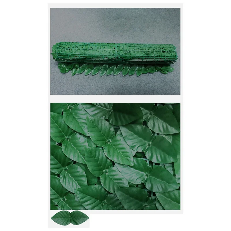 ABVJ-pantalla de valla de privacidad de hojas artificiales, paneles de seto de 2x1M, pantalla de balcón, pantalla de valla de hojas de hiedra para decoración de pared y jardín