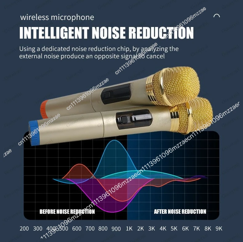 M238 Wireless Microphone One To Two Channels Universal Microphone KTV Outdoor Singing Speaker Stage Speech