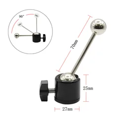 1/4 or 3/8 Screw hole 17mm ball 360-degree Rotating Metal Tripod Mount Camera Mobile Phone Bracket Accessories Head Adapter