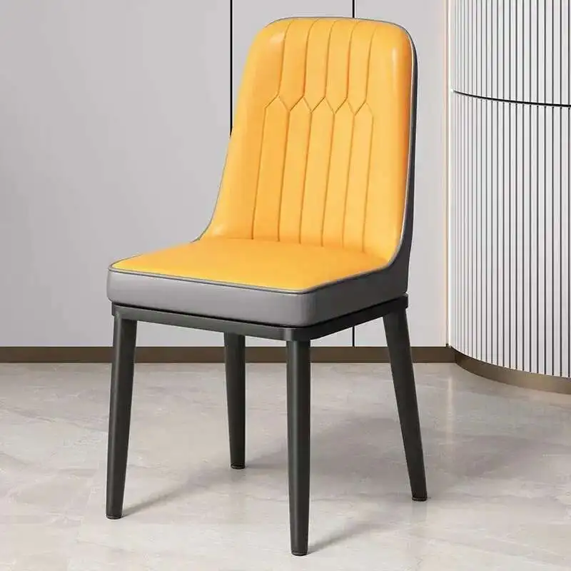 

Simple Lounge Eaiting Chair Back Support Modern Nordic Mobile Dining Chairs Ergonomic Designer Silla Comedor Home Furniture