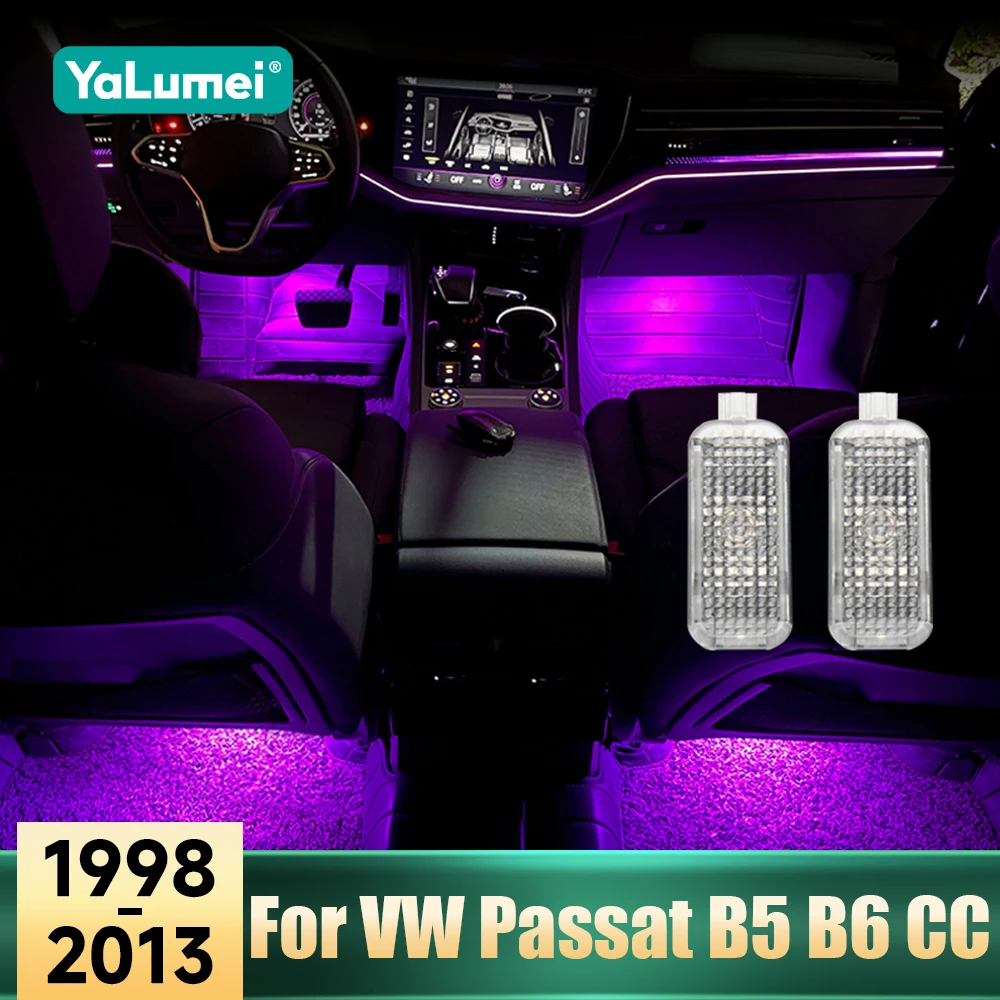 For Volkswagen VW Passat B5 B6 1998-2010 2011 2012 CC 2009-2010 2011 2012 2013 LED Car Footwell Atmosphere Lamp Accessories