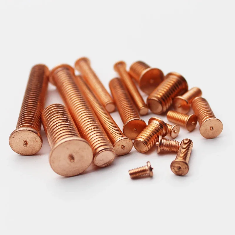 コンデンサ放電銅被覆鋼スポット溶接ネジ M3 M4 M5 M6 M8 M10 CD溶接スタッドボルト