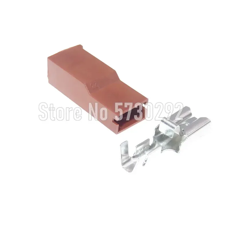 1P 171809-1 AC Assembly 6.3mm Automobile Wiring Harness Connector With Terminal Car Large Current Socket