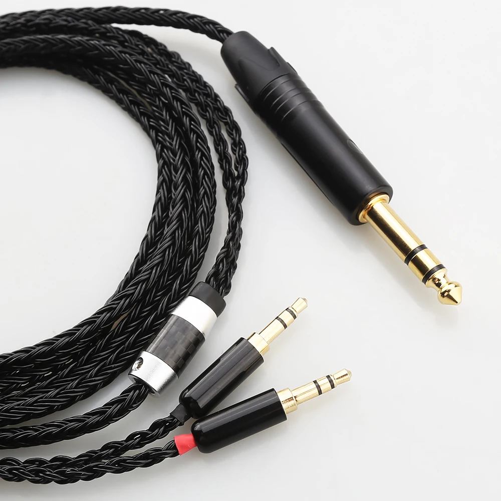 HiFi 16 Core OCC Headphone Cable for 2x3.5mm Hifiman Sundara Ananda HE1000se HE1000v2 HE6se DEVA HE400se Arya HE4XX He-35x XS