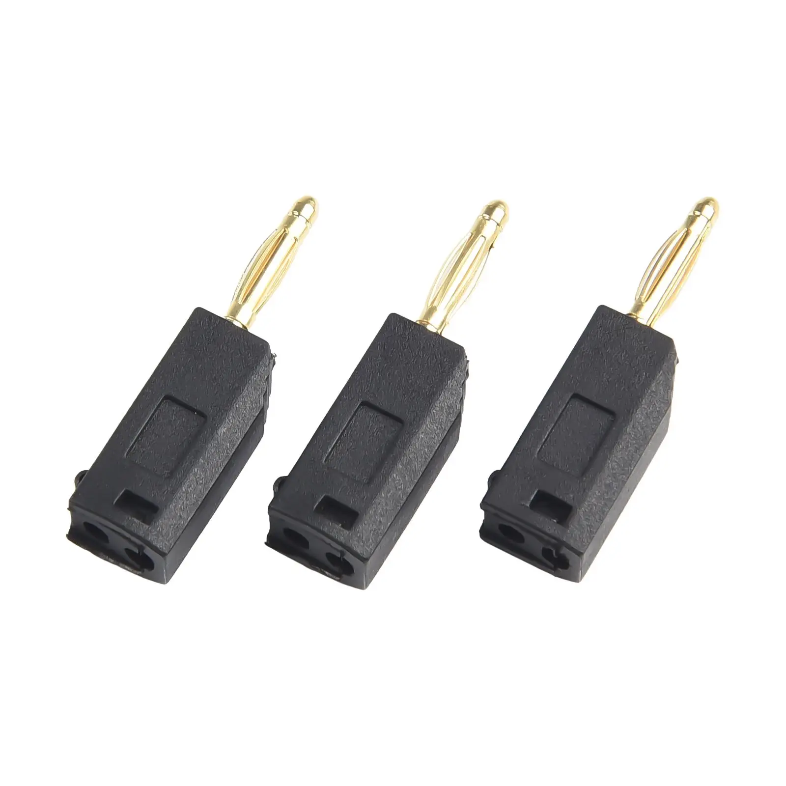 Advanced Stackable Banana Connector Pack of 10 Gold Plating Electrical Terminals for Reliable Connectivity Advanced