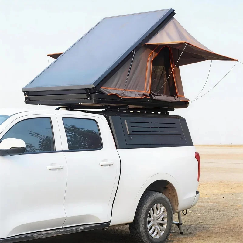 Custom Fit Lift-Up Truck Cap Camper Shell Rooftop Tent 4x4 Offroad Outdoor Accessories