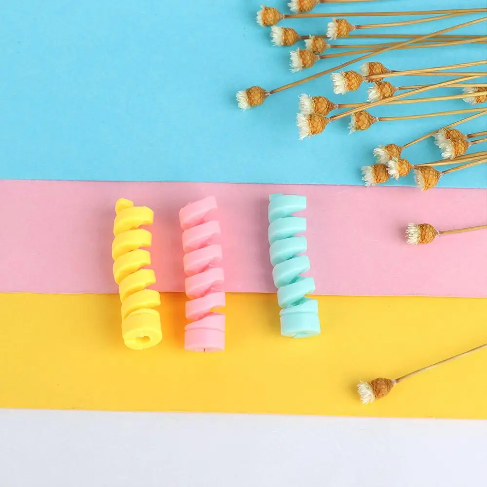 Desk Accessories Wire Winder Cable Protector Desk Set 10pcs Earphone Cable Organizer