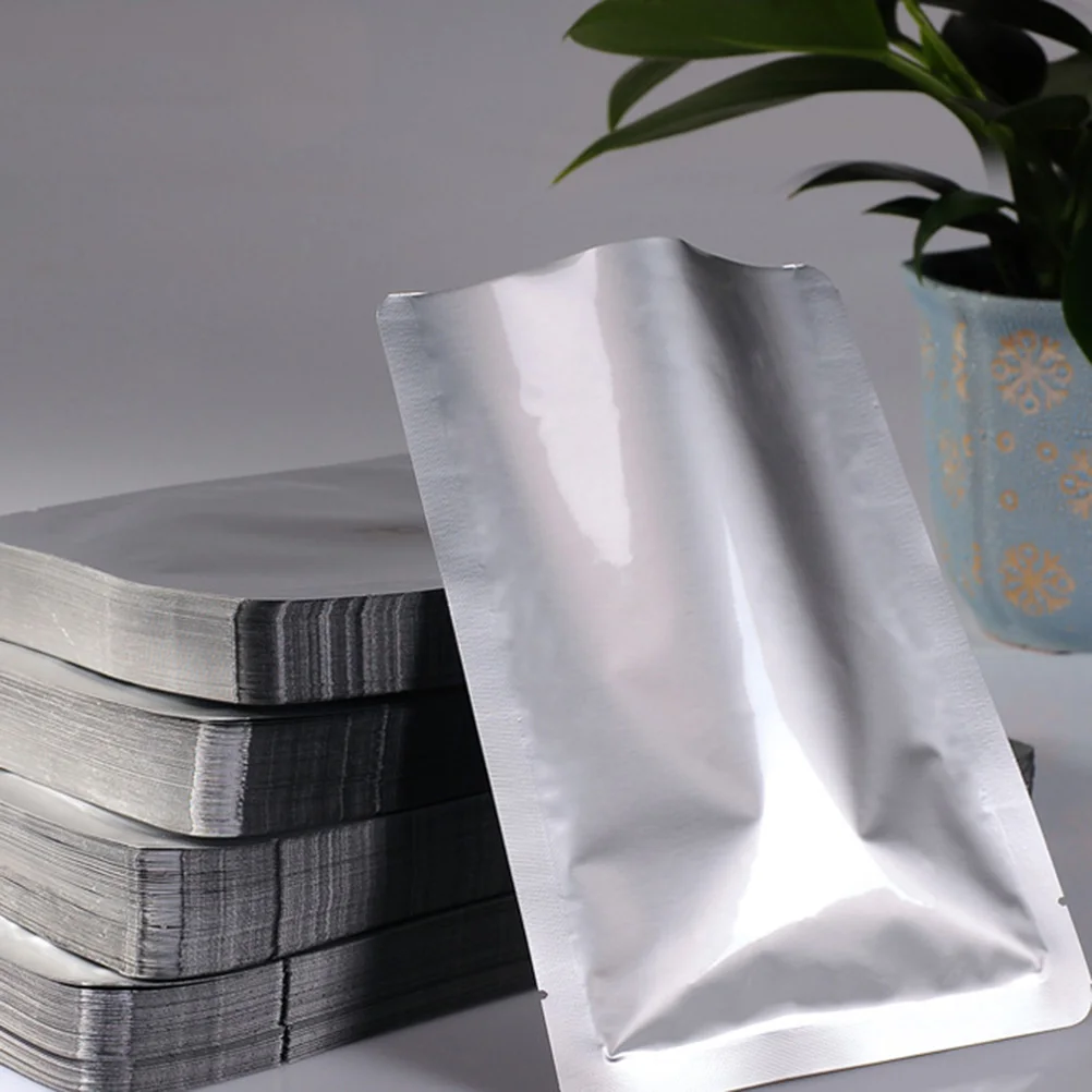 

100 Pcs High Temperature Steaming Bag Vacuum Sealer Crystal Food Package Travel Bags