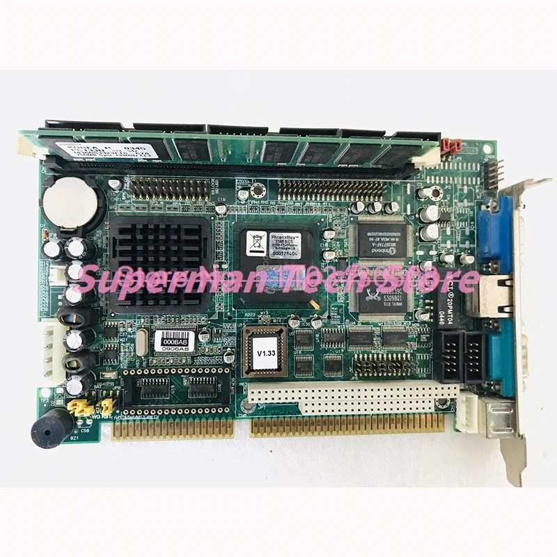 PCA-6753 Rev. A2 ISA Half-length Card Industrial Motherboard PCA-6753F