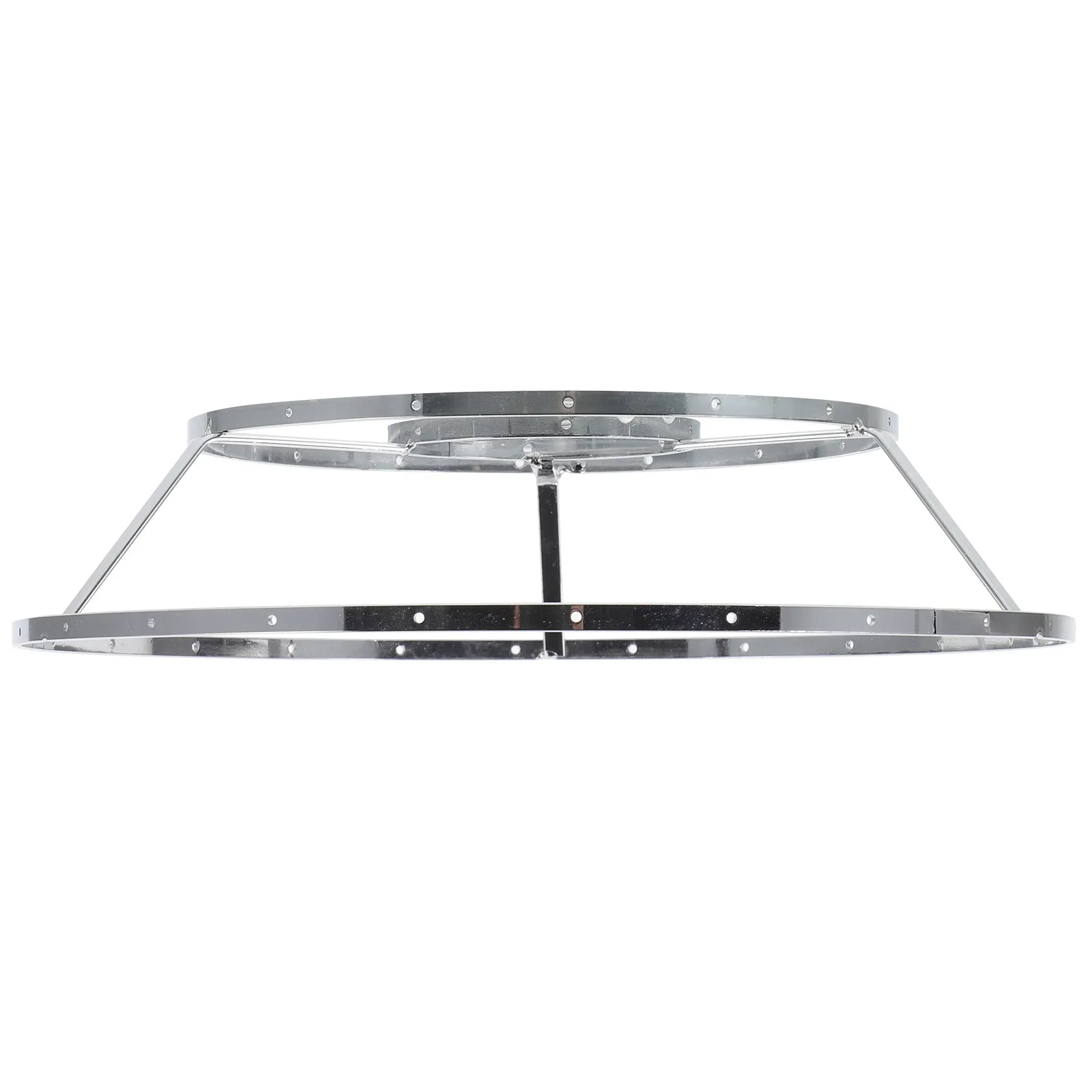 DIY Lampshade Frame Iron Lamp Shade Holder for Pendant Table Desk Lights Simple Structure Decorative Lampshade Making Frame