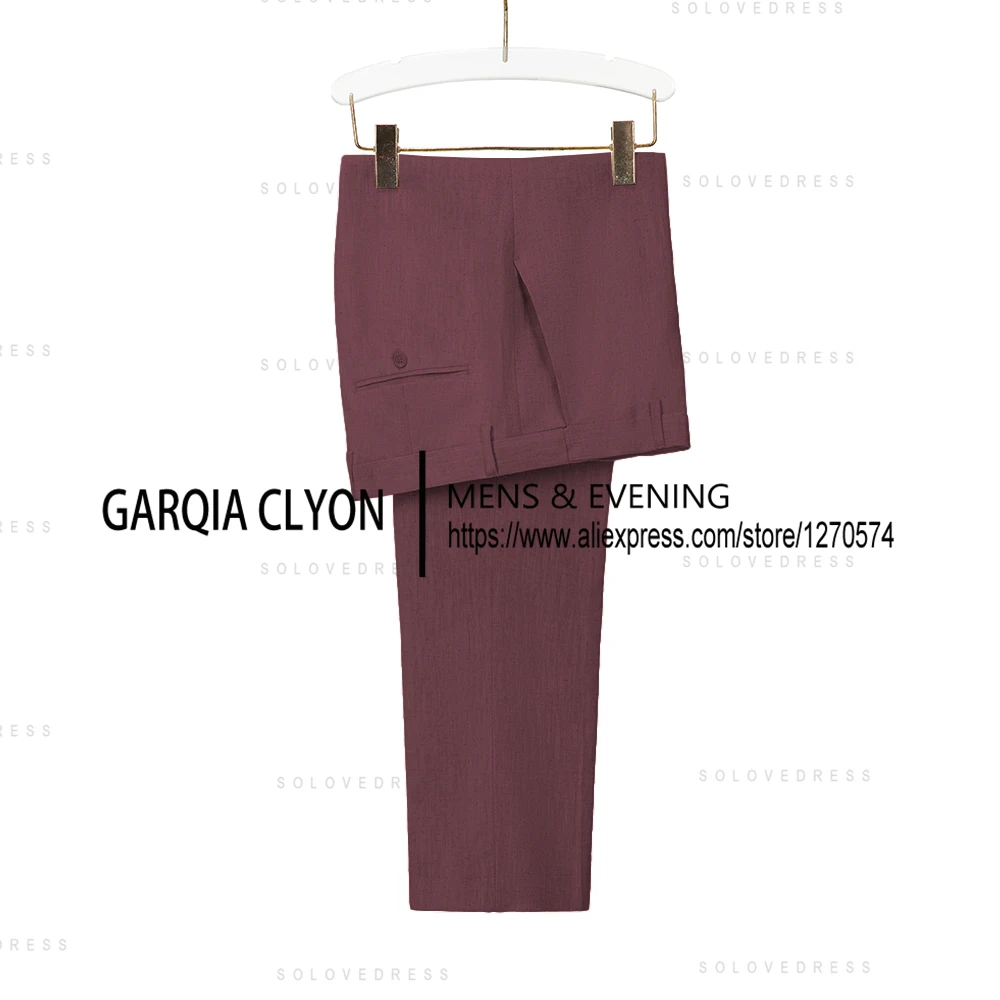 New Arrival Classic Men Pants Thin Linen Trousers  Fashion Straight Pants  Casual Pants For Summer