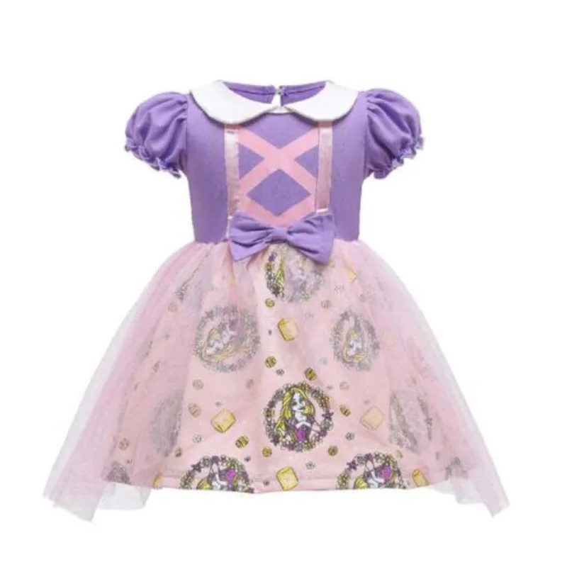 Dress Girl's Birthday Party Princess Dresses 1-7 Years Old Christmas Halloween Gathering Performance Fashion Children's Clothing