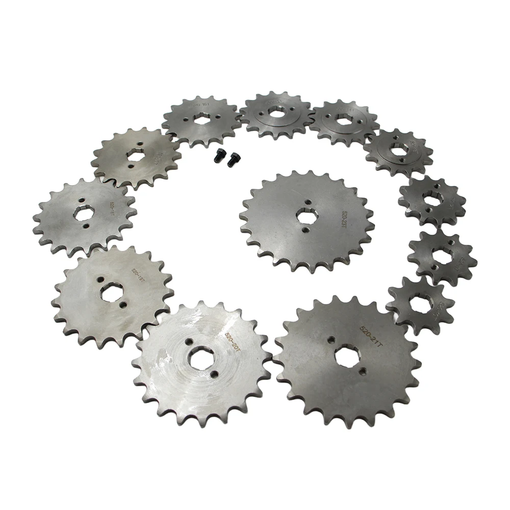 520# 20mm 10-22T Front Sprocket With Lock For Honda Lifan Zongshen YCF 50-250CC Dirt Pit Bike ATV Quad Buggy Motorcycle Parts - view 3