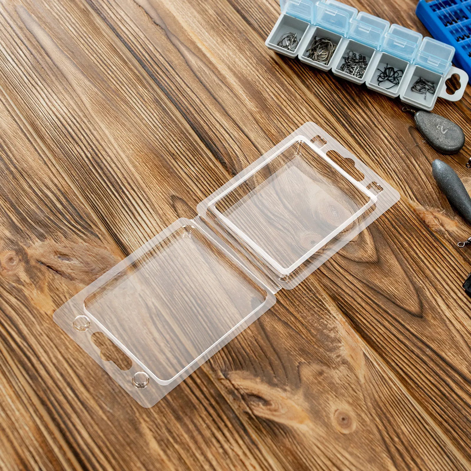 10Pcs Clear Blister Packaging Electronics Transparent Plastic Enclosure Display Case Protective Secure Transport Clamshell
