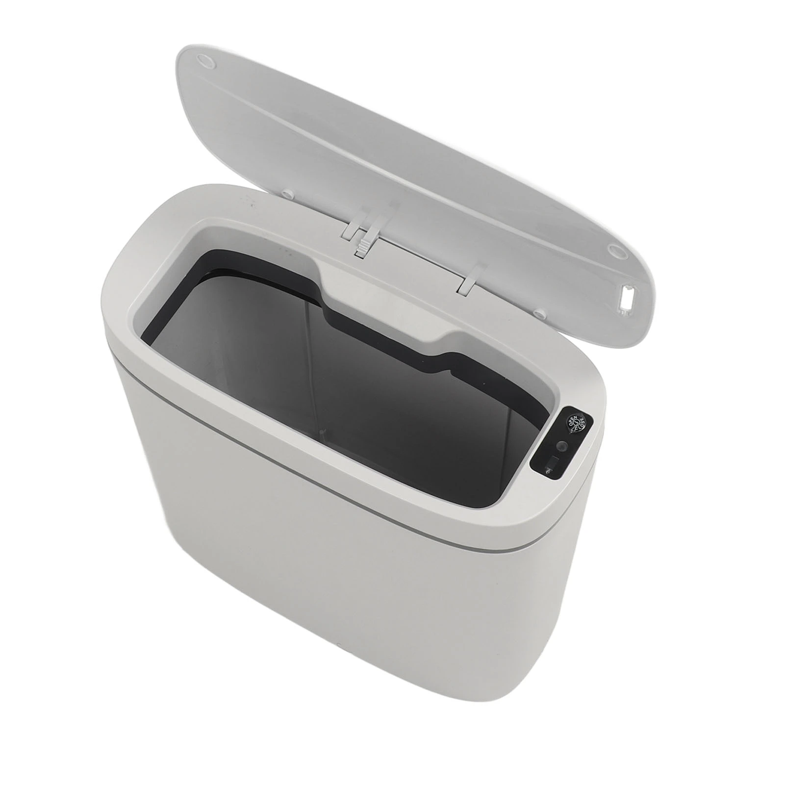 Automatic Trash Can Multipurpose Motion Sensor 3 Modes Smart Garbage Can with Lid for Bathroom Kitchen 14L