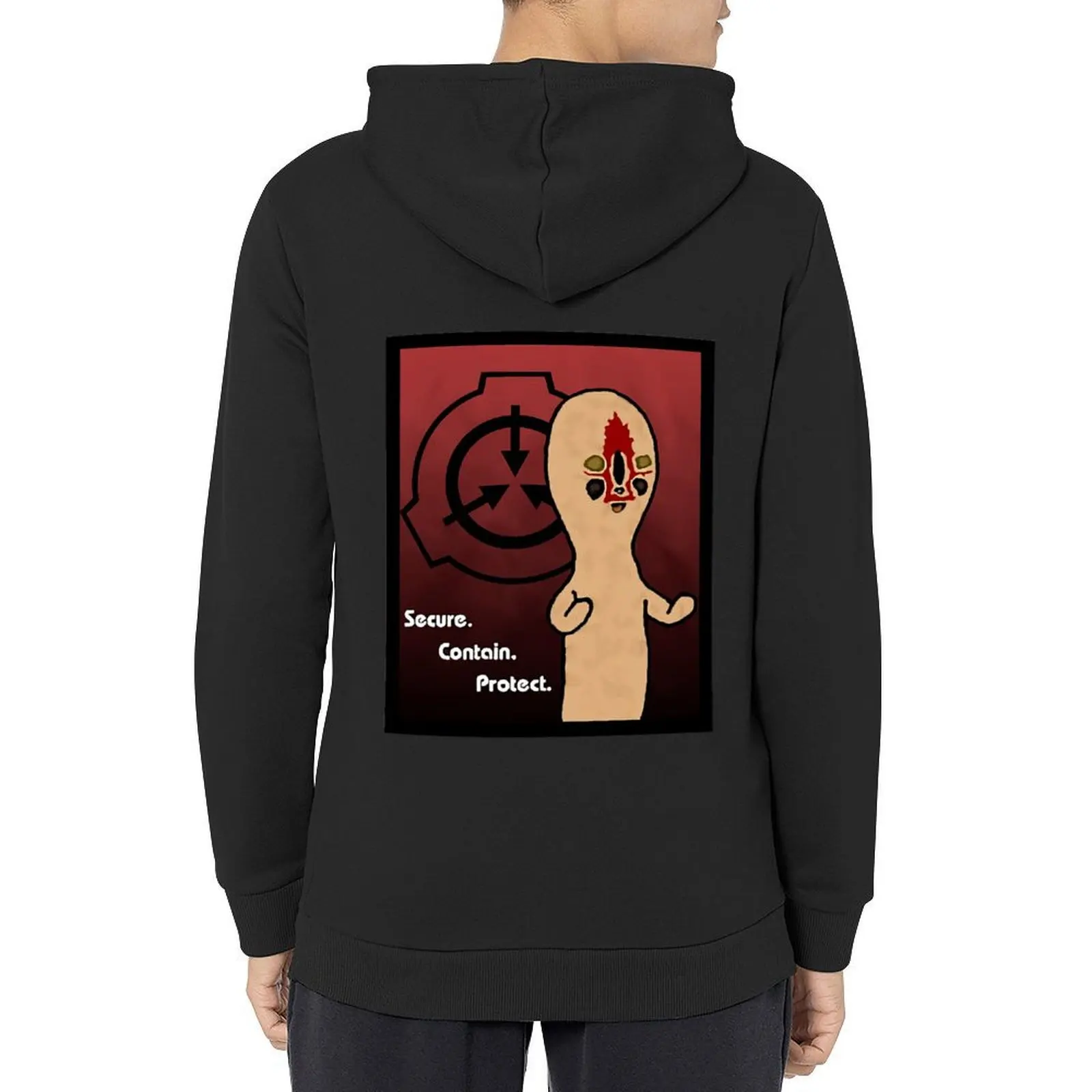 

SCP Foundation - SCP-173 and Logo Hoodie korean autumn clothes autumn jacket men men clothes men's sweat-shirt designer hoodies