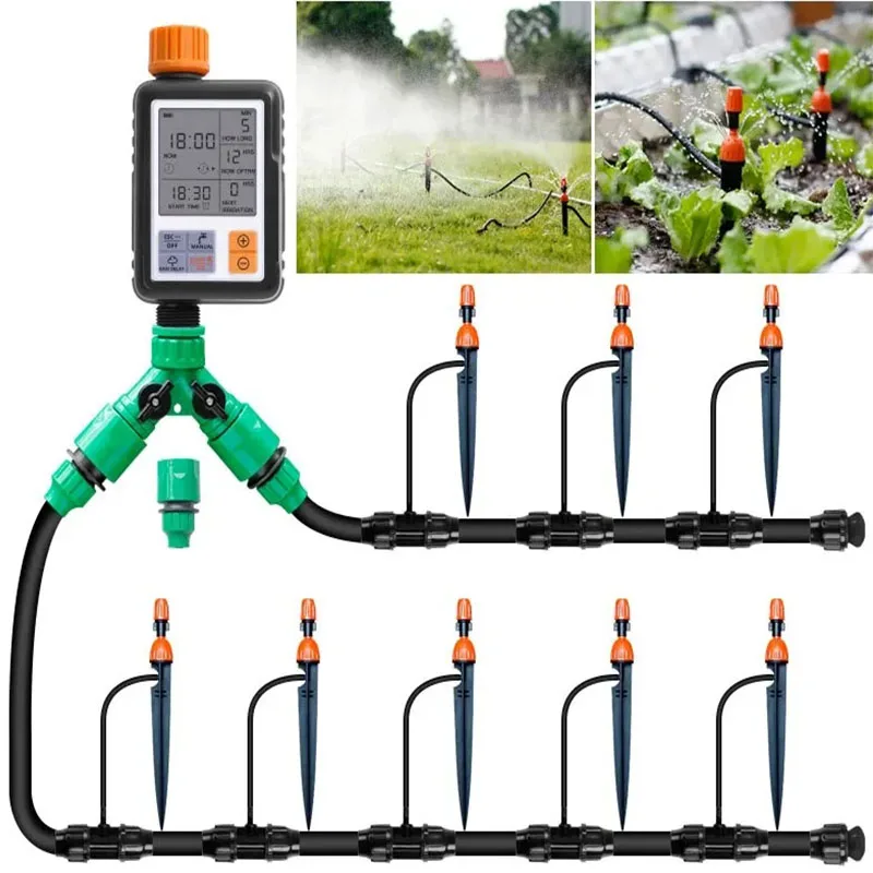 Automatic Digital Electronic Water Timer System Garden Irrigation Watering Timer Controller