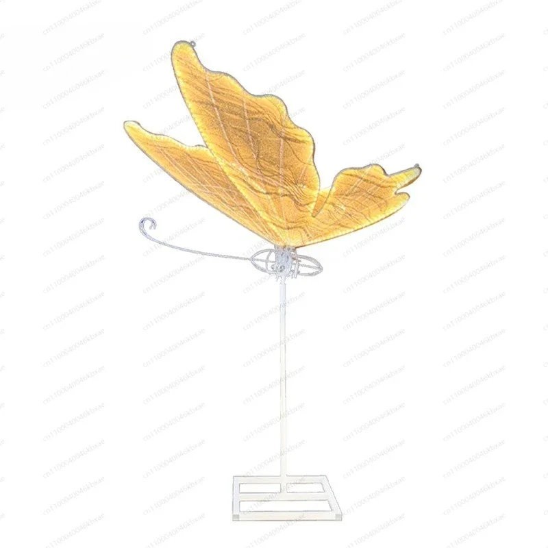Creative dynamic butterfly lamp wedding props indoor hotel stage