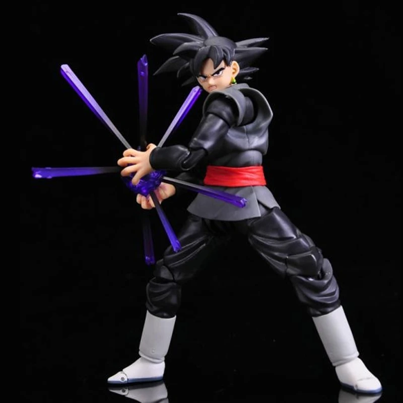 Figurine d'action Dragon Ball assemblée, modèle en PVC, Super Saisuperb, Zamasu Goku, SHF noir, décoration intensifiée, jouet cadeau