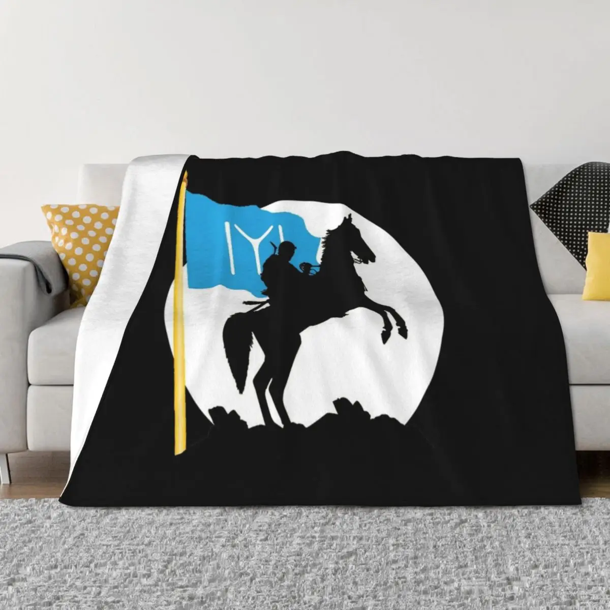 

Ertugrul Bey Knight Kayi Boyu IYI Flag Ottoman Empire Throw Blanket Luxury St decorative Picnic Winter beds Blankets