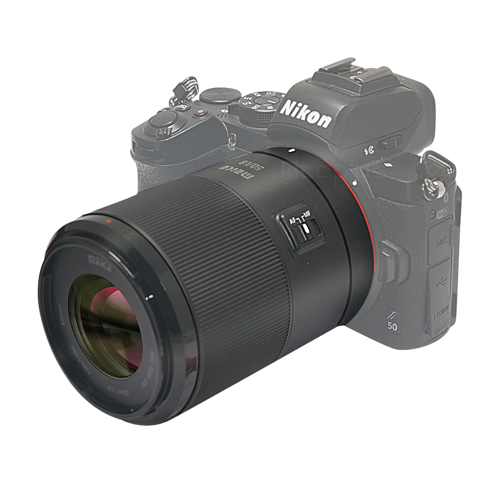 Meike 50mm f1.8 Full Frame AF Auto Focus STM lens for Sony E Nikon Z Leica L-Mount Panasonic Z7 Z6II Zfc Mirrorless Camera Meke