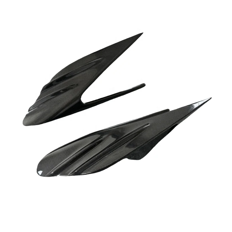 

For Ferrari F8 High Quality M Style Dry Carbon Fiber Side Air Intakes Rear Fender Vents