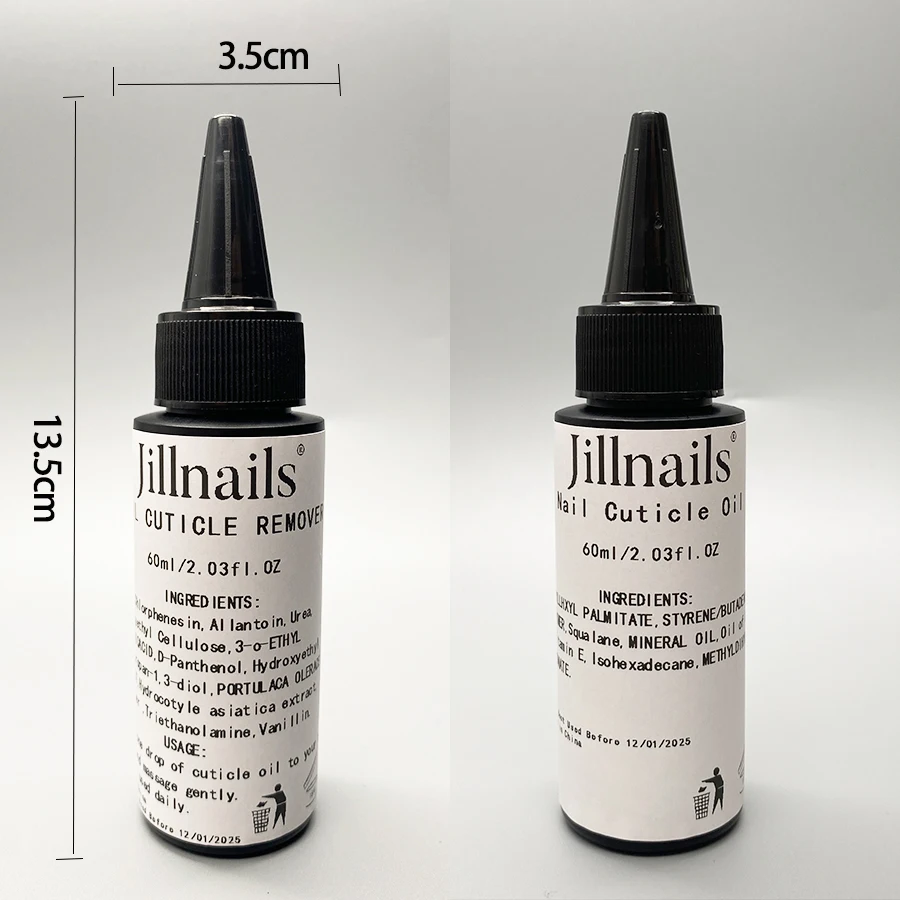 Jillnails-Huile pour ongles, 60ml, N64.C64, gel dissolvant