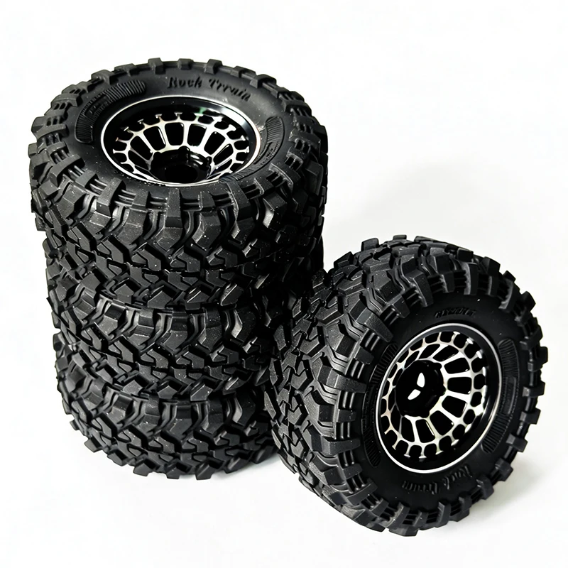 

4PCS 1.3 Inch Aluminum Alloy Wheels for TRX4M SCX24 FMS FCX24 AX24 Ascent18 1/18 1/24 RC Crawler Upgrade Parts