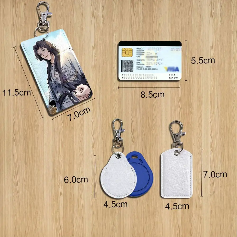 suryong baek Star Instructor Master Baek Keychain Holder Suitable For Subway Bank Card Bus Card Case Badge Holder Wallet Card