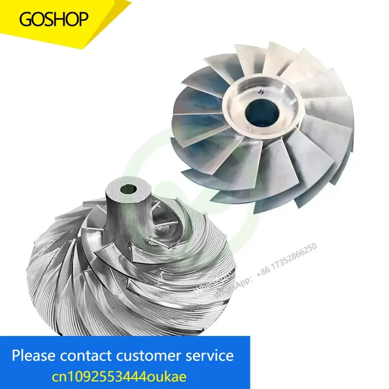 Lost Wax Investment Casting Brazing Industrial Metal Titanium Nickel Alloy 7E.03 Compressor Pump Impeller Turbine Wheel